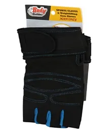 Body Builder - Men Sport Glove - Black Blue
