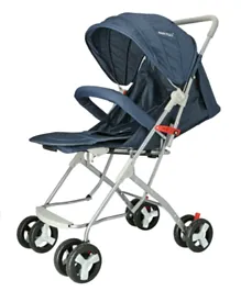 Baby Plus Easy Fold Newborn Baby Stroller - Blue