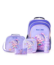 Nova Kids 16' Astronaut Theme School Backpack Set with Lunch Bag & Pencil Pouch