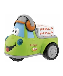شيكو شاحنة بيتزا بتصميم مبتسم
