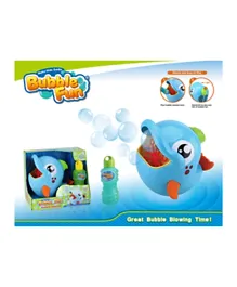 Bubble Fun - Battery Operated Dolphin Bubble Machine（8Oz）-Multicolor