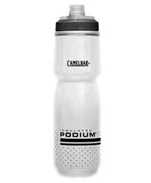 CamelBak Podium Chill Bike Bottle White and Black  - 710mL