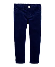 بنطال جينز مخملي مزود بأزرار للإغلاق من أوشكوش بي جوش- لون أزرق