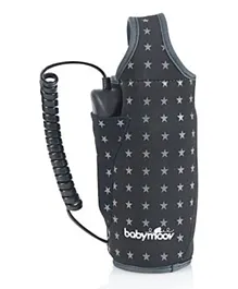 جهاز يونيفرسال ستار لتدفئة زجاجات السيارة من بيبي مووف - أسود.