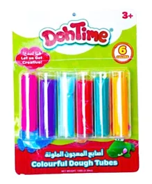 DohTime Dough 6 Tubes Blister - Multicolor