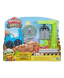 Play-Doh - Wheels Crane And Forklift Construction Toys With 2 Colours