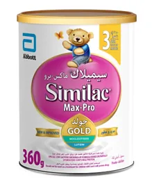 Similac - Max Pro Baby Formula (3) 360 Gm - 1-3Y
