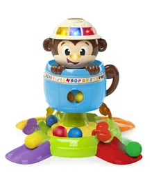 Bright Starts Hide 'n Spin Monkey Activity Toy - Green