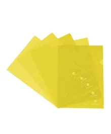 أطلس - ملف الشفاف PP A4 أصفر - متنوع