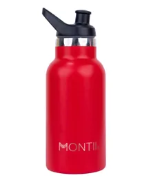 مونتيكو - قارورة ماء بنمط كلاسيكي  - أحمر - 350 مل