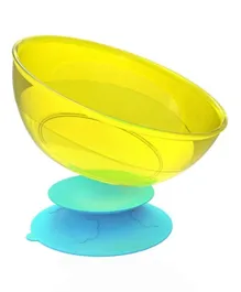 Kidsme Stay In Place Bowl Set - Lime & Aquamarine