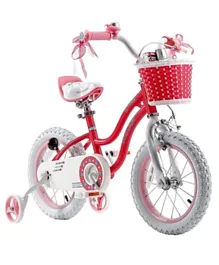 رويال بيبي - دراجة ستار جيرل باللون الأحمر - 12 بوصة