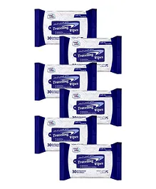 Cool & Cool Travelling Wipes Pack of 6 - 180 Pieces