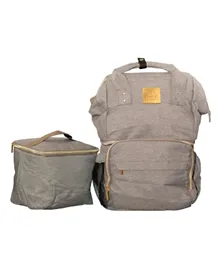 إلفي بيبي - حقيبة حفاضاتحقيبة للام مع حقيبة حرارية منفصلة لطعام الأطفال