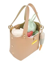 Babydream - Leather Mom Handbag - Beige