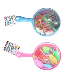 Power Joy Yum yum Fry pan Set with Accessories - 14 Pieces