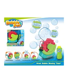 Bubble Fun - Battery Operated Bubble Factory Machine Set - Multicolor