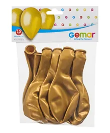 Gemar Golden Balloons  - 10 Pieces