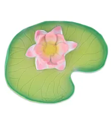 Oli & Carol Water Lily Bath Toy Floaties - Green