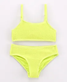 Minoti Textured 2 Piece Swimsuit - Lime