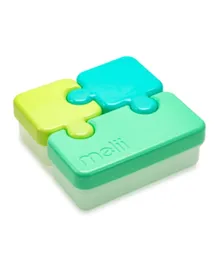 Melii - Puzzle Container - Lime, Blue Green