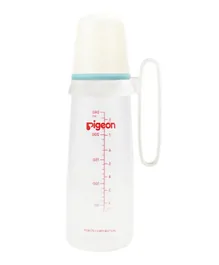 Pigeon Plastic Feeding Bottle With Handle - 240 mL