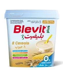 Blevit Plus - To Shake 8 Cereals  no Added Sugar - 250g