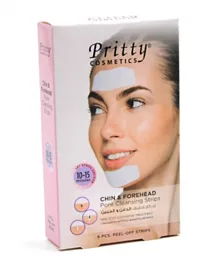 Pritty - Chin & Forehead Pore Strips 6 Pcs