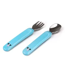 Kidsme Premier Spoon & Fork - Aquamarine