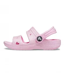Crocs Classic Glitter Sandals T - Flamingo