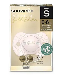 Suavinex Premium Gold Soother - PK of 2 - Pink