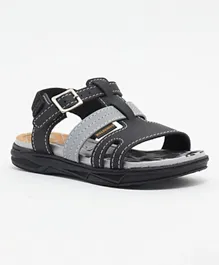 Molekinho -  Sandals with Back Strap - Black