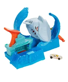 Hot Wheels City Color Shifter Shark Jump - Blue and Orange