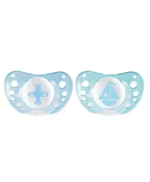 Chicco Soother Physio Air Silicone Pacifiers  Blue - Pack of 2