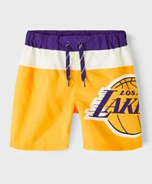 Name It NBA Elastic Waist Swim Shorts - Multicolor