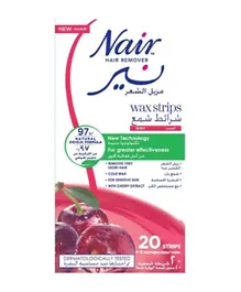 Nair - Body Wax Strips Cherry - 20 Strips
