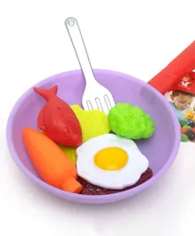Fried Eggs Pan Kitchen Playset - 8 Pieces