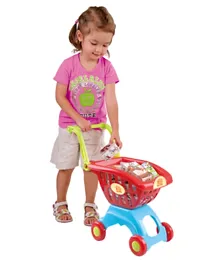 Playgo Shopping Cart 18 Pieces - Multicolour