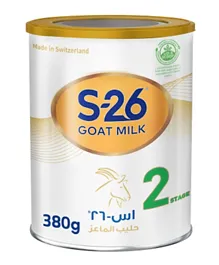 Wyeth S26 Goat Milk Stage 2 Baby Formula - 380g