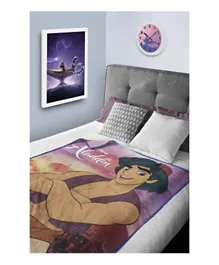 Disney Kids Boys Flannel Blanket - Aladdin  - 1 Kg (240 GSM) - Premium Blanket