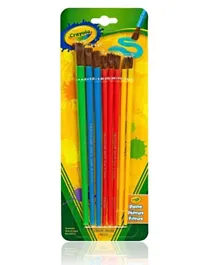 Crayola Art and Craft Brush Set Blister Pack Multicolor - Pack of 8