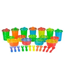 The First Years Take and Toss Feeding Set Multicolour - 28 Pieces