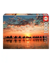 Educa Puzzles Golden Sunset on Cable Beach Australia - 1000 Pieces