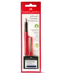Faber Castell Fountain Pen - Red
