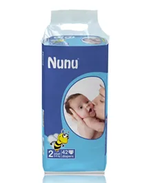 Nunu Baby Diapers Size Small - 42 Diapers