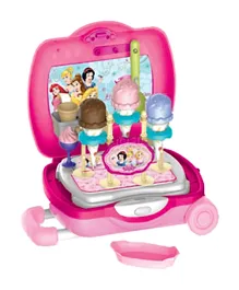 Disney Princess Pink Deluxe Ice Cream Trolley Case - 28 Pieces