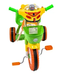 Amla Baby Tricycle with Double Seat - Multicolor