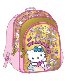 Hello Kitty - Backpack 2 Main Compartments and 2 Side Pockets - 13 inches