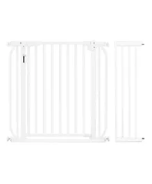 Babysafe Metal Safety LED Gate With 20cm Extension - White