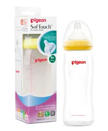 Pigeon Softouch Wide Neck Plastic Bottle - 330mL